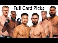 My Full Card Predictions Breakdown For UFC Fight Night Shanghai Walker Vs Zhang