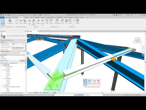 How to Create Custom Steel Connections in Revit