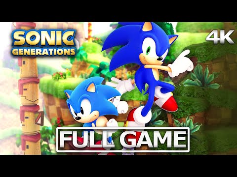 Sonic Generations Full Gameplay Walkthrough / No Commentary【Full Game】4K 60FPS