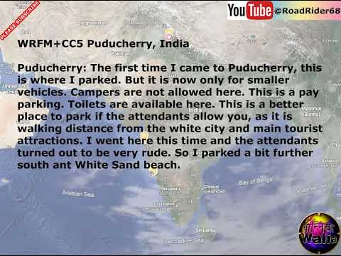 7 months All India Trip - Major locations where I parked during my ever ongoing trip.
