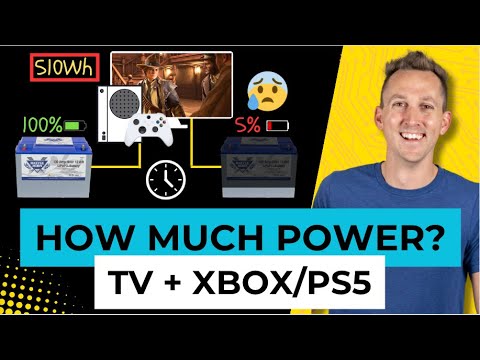 TV, Xbox or PlayStation. How Much Power for a Mobile, Marine, or Off-Grid Electrical System?