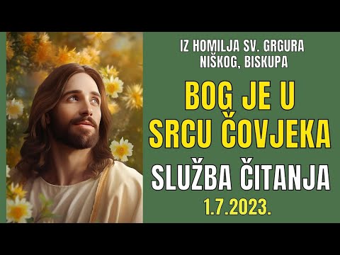 SLUŽBA ČITANJA - BOG JE U SRCU SVAKOG ČOVJEKA