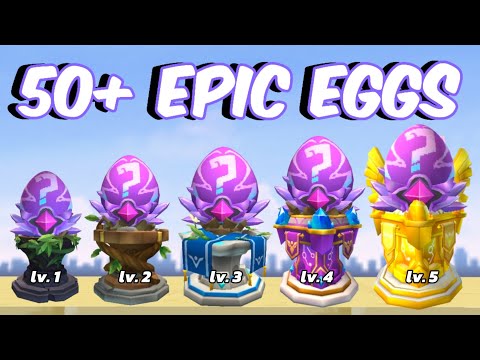 Hatching 50+ EPIC EGGS with Max Lvl Incubator - Skyblock