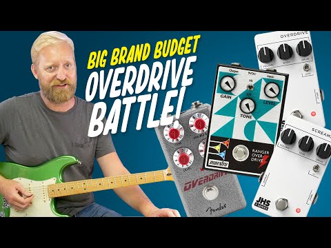 BIG BRAND BUDGET BATTLE - Overdrives from Fender, Gibson and JHS - Which would you choose?