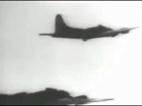 Me 262 vs B17 - Real  WW2 Combat Footage. Messerschmitt Me 262