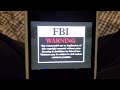 Tracking Control Screen FBI Warning Screen For Front Row Entertainment