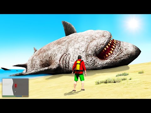 Hunting THE MEG in GTA 5! (Giant Shark)