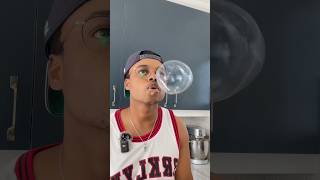 VIRAL MOUTH BUBBLES HACK 🤯 (how to make mouth bubbles) #shorts
