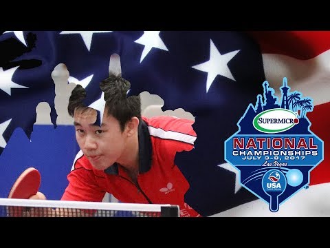 2017 SuperMicro US National Table Tennis Championships - Jack Wang vs. Krish Avaari (U21 Men's SF)