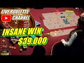 LIVE ROULETTE INSANE WIN 39 000 In Las Vegas Casino 100 Chips Inside Session 2024 09 23