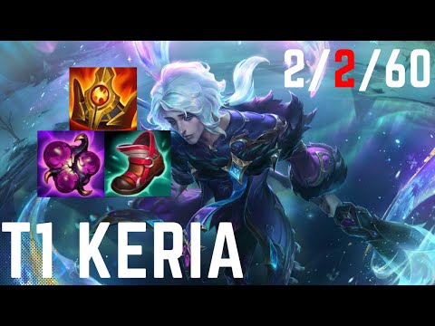 T1 Keria Hwei vs Rakan [SUP] Patch 14.2 Korea Grandmaster