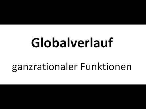 Globalverhalten ganzrationaler Funktion