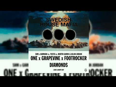 One vs. Grapevine vs. Footrocker vs. Diamonds (Loud Luxury Edit) - SHM vs. Tiesto vs. Martin Garrix