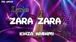 Zara Zara Full (Lyrics)  Kashmir Beats  Season 1  