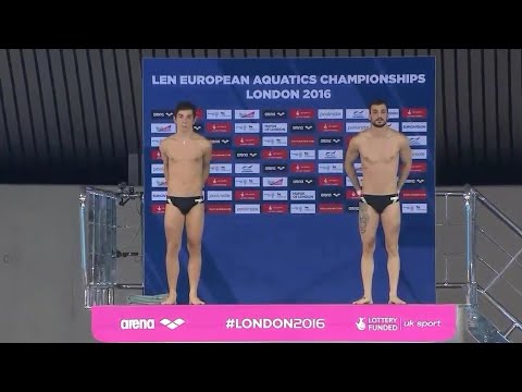 Vladimir BARBU & Mattia PLACIDI - 2016 European Diving Championships, London(UK) - Sync Men 10m FULL