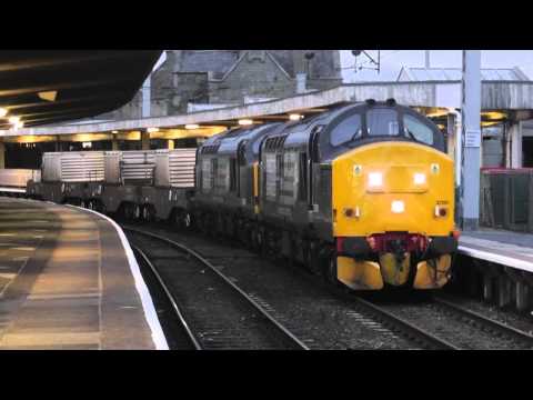37261 with 37606 DIT 6K73 Sellafield - Crewe flasks 25th September 2013