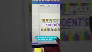 Here’s a Canva classroom hack to create 30+ name badges instantly 🙌 Save this one!