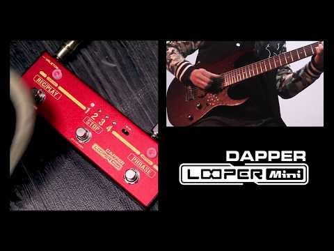 Valeton Dapper Looper Mini USB Storage Loop Station Looping Recording Guitar Effects Pedal image 8