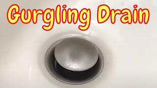 Do This to Fix a Gurgling Drain