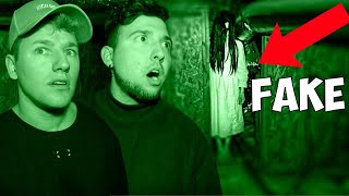 Pranking Ghost Hunters with a FAKE Ghost!