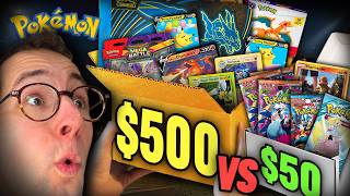 $50 vs $500 Pokémon Mystery Box