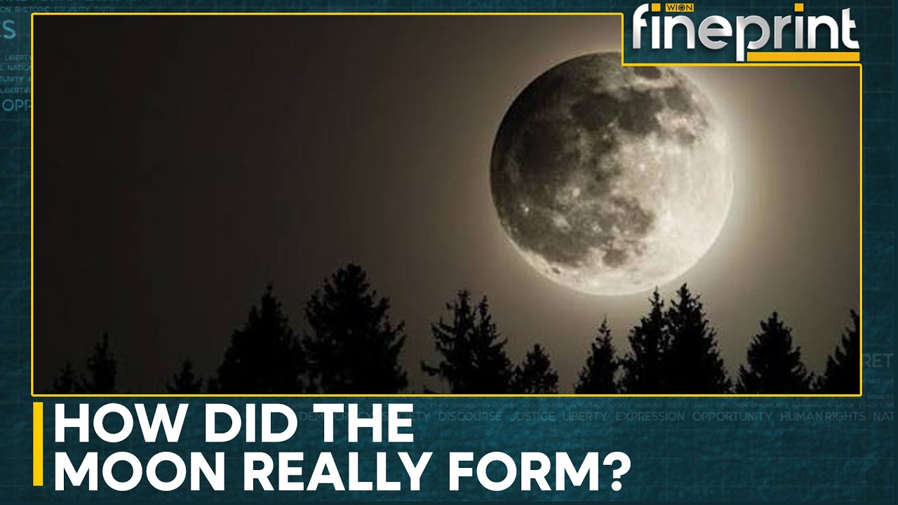 Study Claims Our Lunar Satellite Was Created in Just Five Hours | WION Fineprint