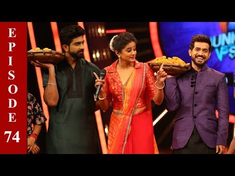 D4 Junior Vs Senior I Ep 74 - Floor in Depavali celebrations I Mazhavil Manorama