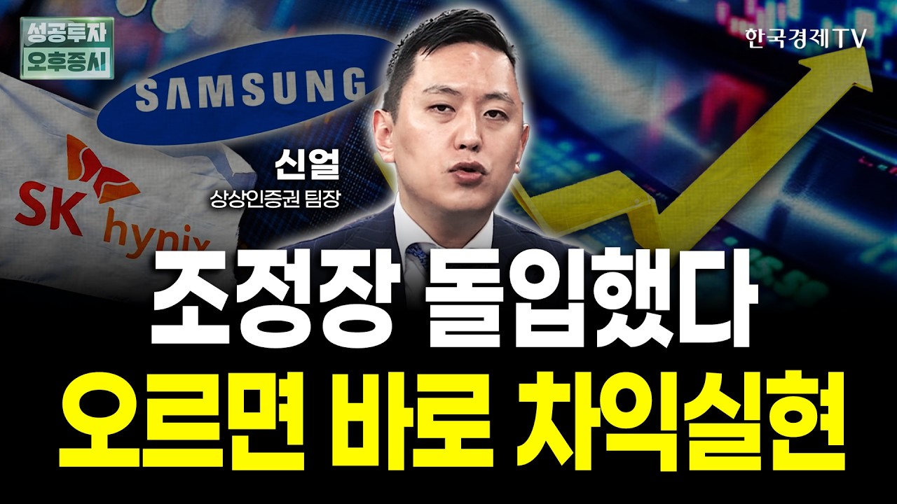 조정장 돌입했다, 오르면 바로 차익 실현할까 | 신얼 상상인증권 팀장 | 하우스뷰