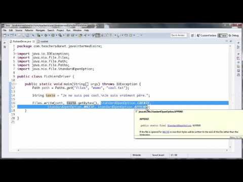 JAVA Intermédiaire 1 Introduction
