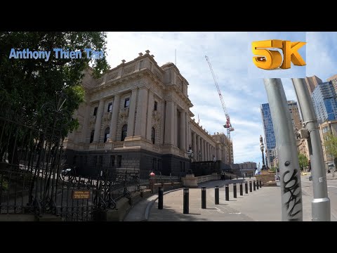 5K Tòa nhà Quốc hội Melbourne no final de 2022 - Parliament House em Melbourne, Austrália