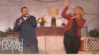 Web Exclusive: Ice Cube Raps On The Queen Latifah Show