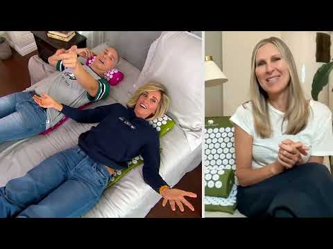 Bed of Nails Acupressure Pillow and Mat Set on QVC