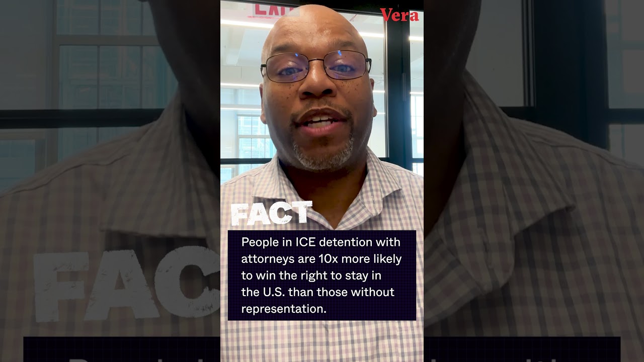 People in ICE detention with attorneys are 10x more likely to win the right to stay in the U.S.