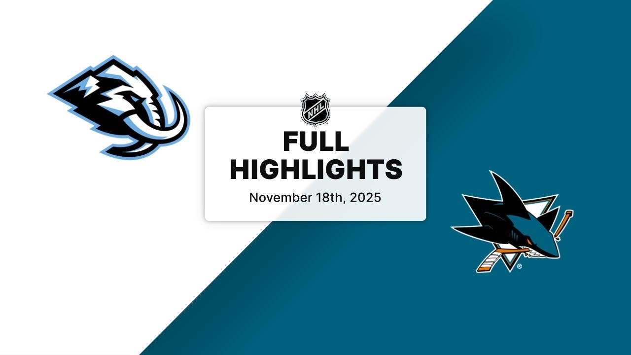 NHL Highlights | Mammoth vs. Sharks | November 18, 2025