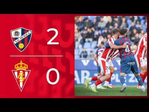 Resumen del SD Huesca-Real Sporting
