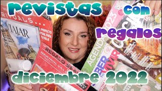 Las revistas con regalos  de diciembre 22 . Vamos a ver lo qué traen y si valen la pena #revistas