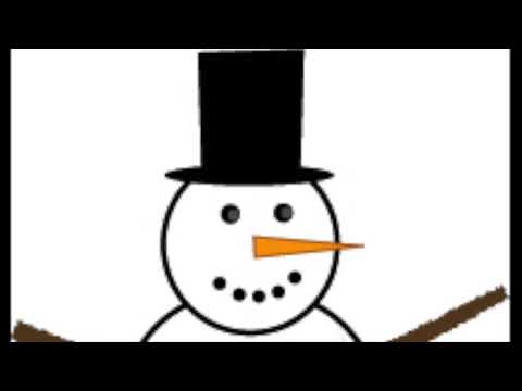 Her stod jo en snemand