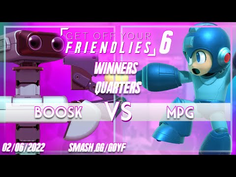 GOYF 6 Winners Quarters - Boosk (Rob) Vs. MPg (Megaman) - SSBU Tournament