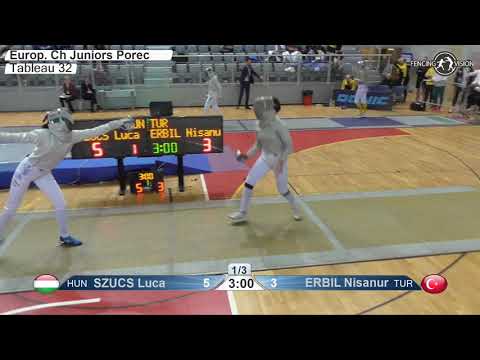 2020 xx T32 06 F S Individual Porec CRO ZC Juniors YELLOW ERBIL TUR vs SZUCS HUN