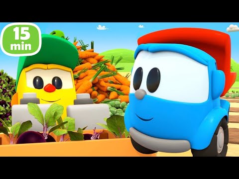 Leo und Co. ernten Gemüse - 2 Folgen am Stück | Leo der Lastwagen - Neue Saison
