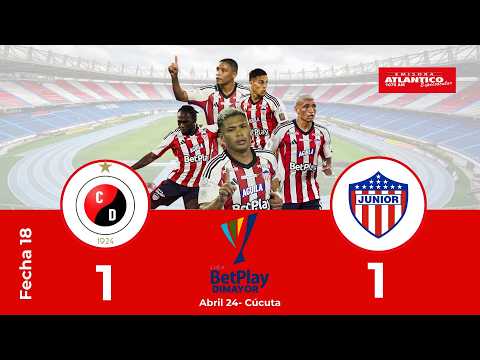 🔴 Cúcuta Vs Junior - Liga BetPlay Fecha 18 - Viernes 25 de Abril de 2026