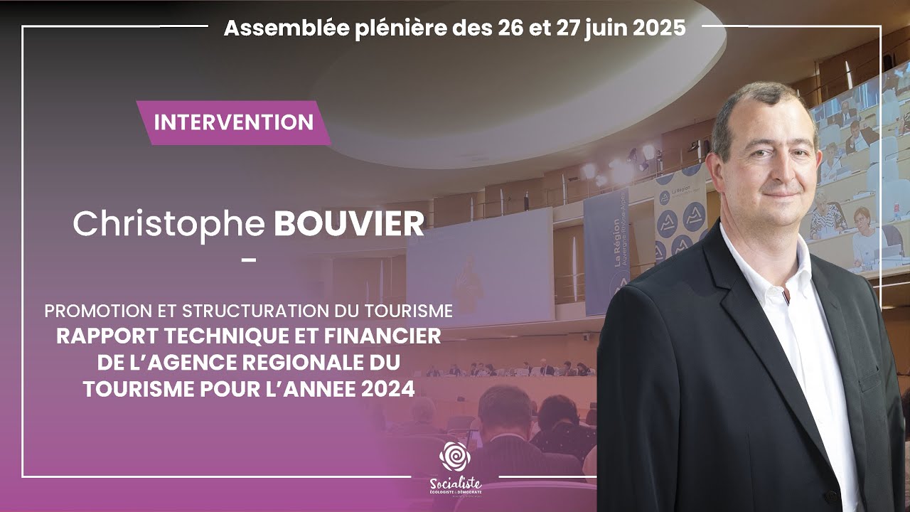 Rapport technique et financier de l’agence régionale du tourisme pour l’année 2024 - C. Bouvier