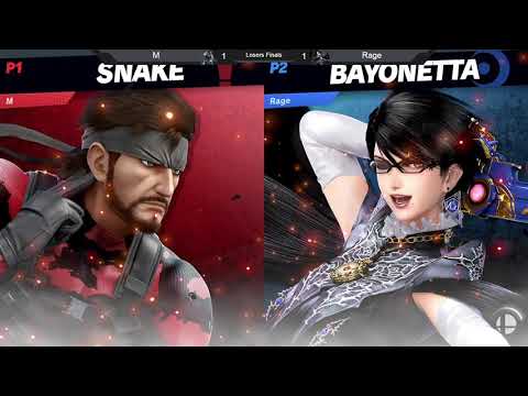 USK7 Losers Finals - M (Snake) vs Rage (Bayonetta) - Smash Ultimate