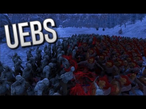 Let's Play Ultimate Epic Battle Simulator (UEBS) - 300 Spartans VS Zombies