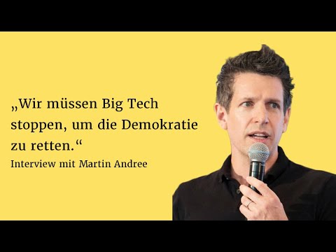 „Big Tech muss weg” – Interview mit Martin Andree | CORRECTIV