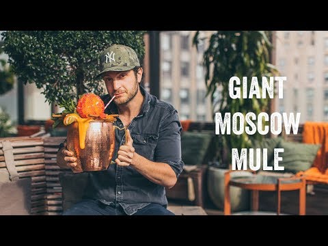 Brunch Boys Drinks a GIANT Orange Blossom Moscow Mule