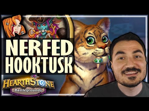 HOW GOOD IS NERFED HOOKTUSK?! - Hearthstone Battlegrounds
