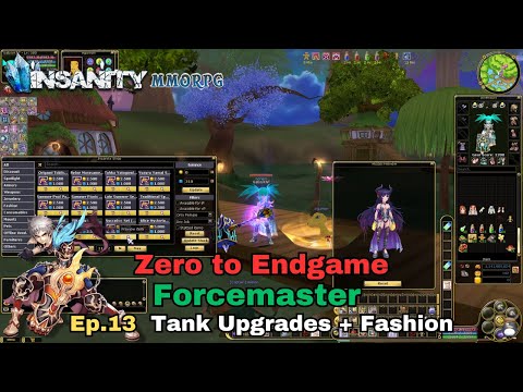 Insanity FlyFF - ZTE Forcemaster Series Ep.13 - Tank Upgrades and Fashion!
