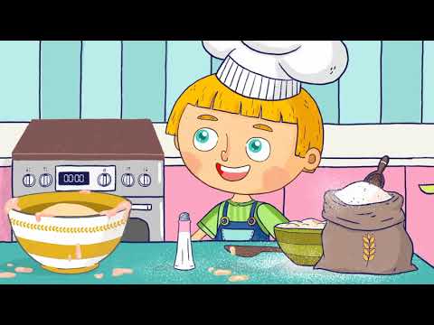 👩‍🍳Backe, backe Kuchen - Kinderwelt TV | kinderlieder deutsch 🎂