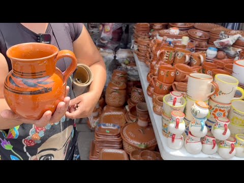Tonala Crafts Carlos Omar Clay Crafts Glass Crafts and Cantineras #amlo #bukele